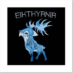 Graceful Guardian of the World Tree: Eikthyrnir, the Stag Posters and Art